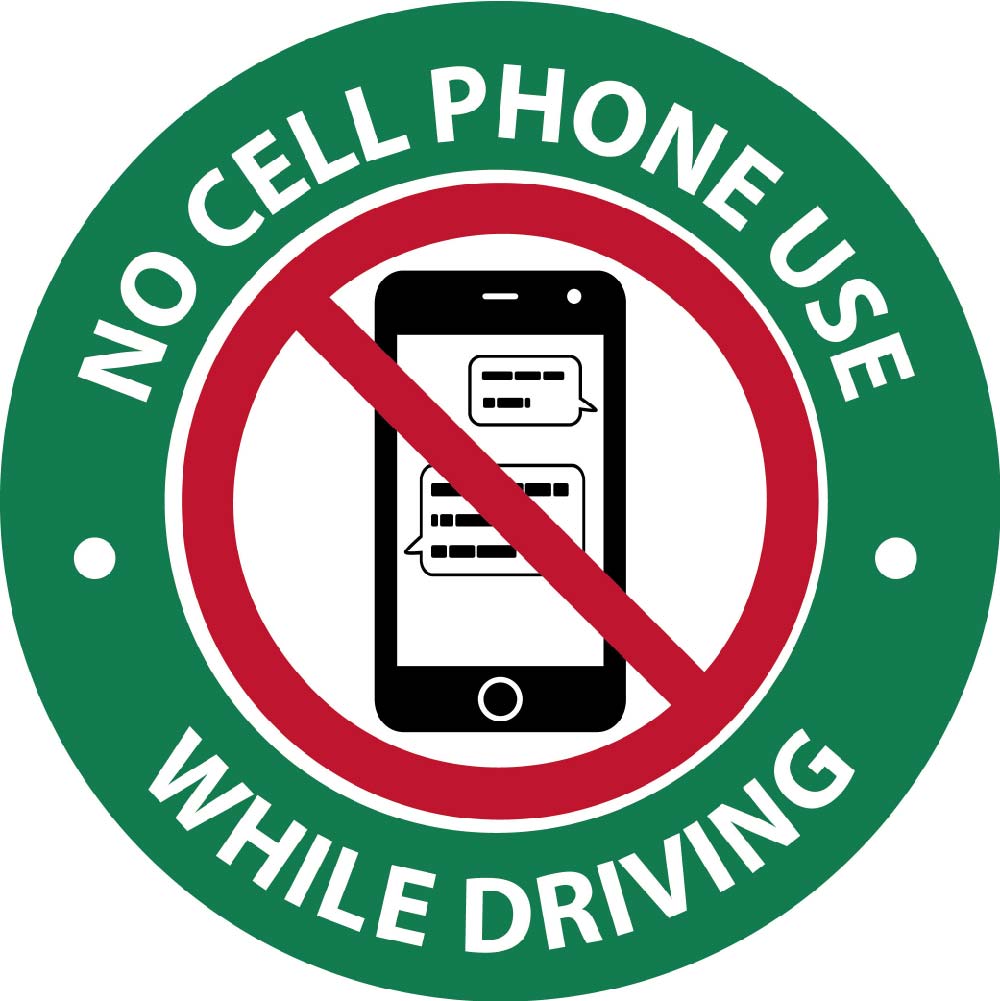 No Cell Phone Use 3" Label - Pack of 25-eSafety Supplies, Inc