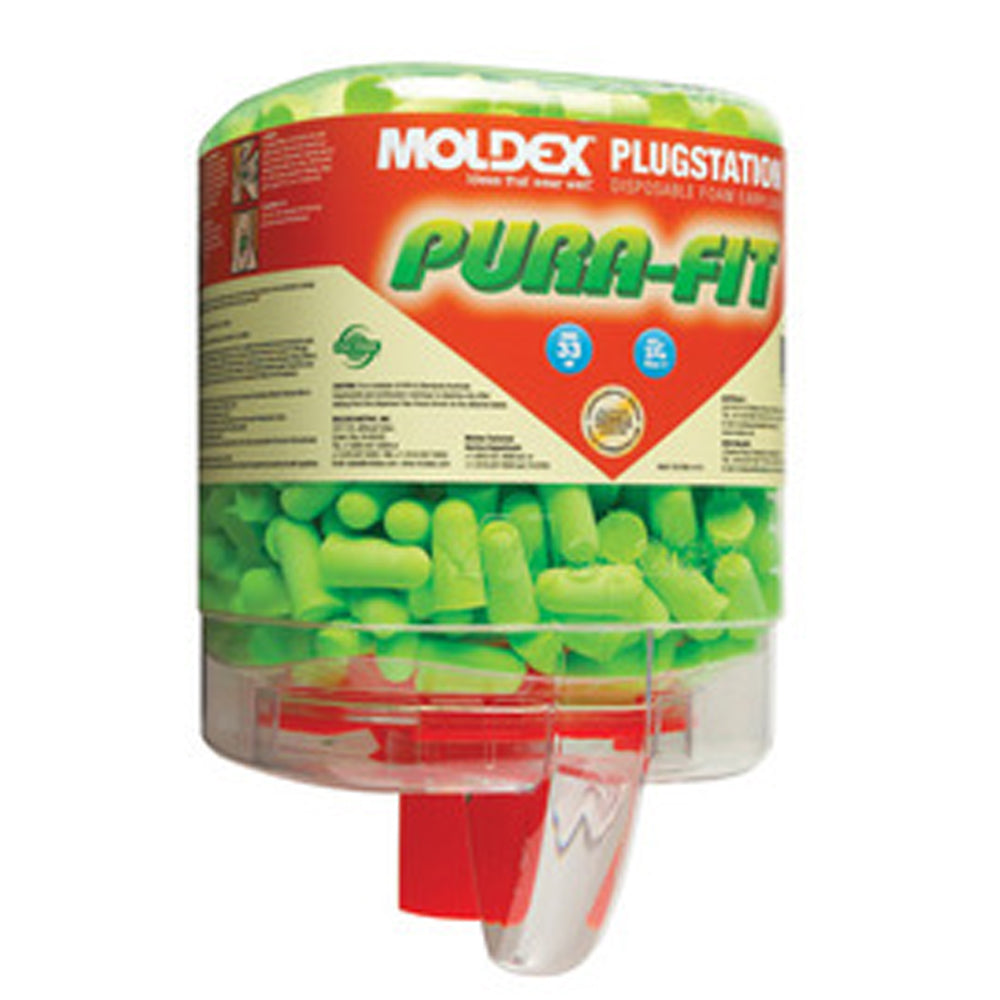 Moldex- PlugStation- SparkPlugs- Tapered Foam Polyurethane Dispenser With Earplugs-eSafety Supplies, Inc