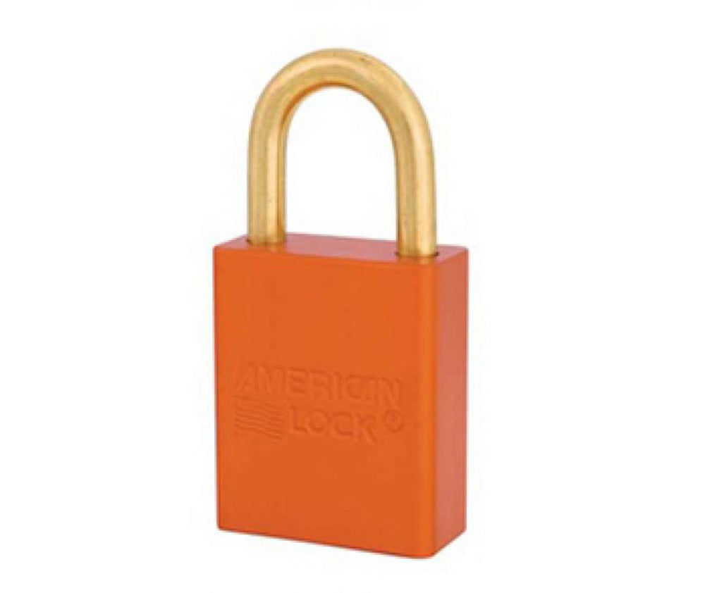Orange 1 Anodized Alum Lock Keyed Alike-eSafety Supplies, Inc