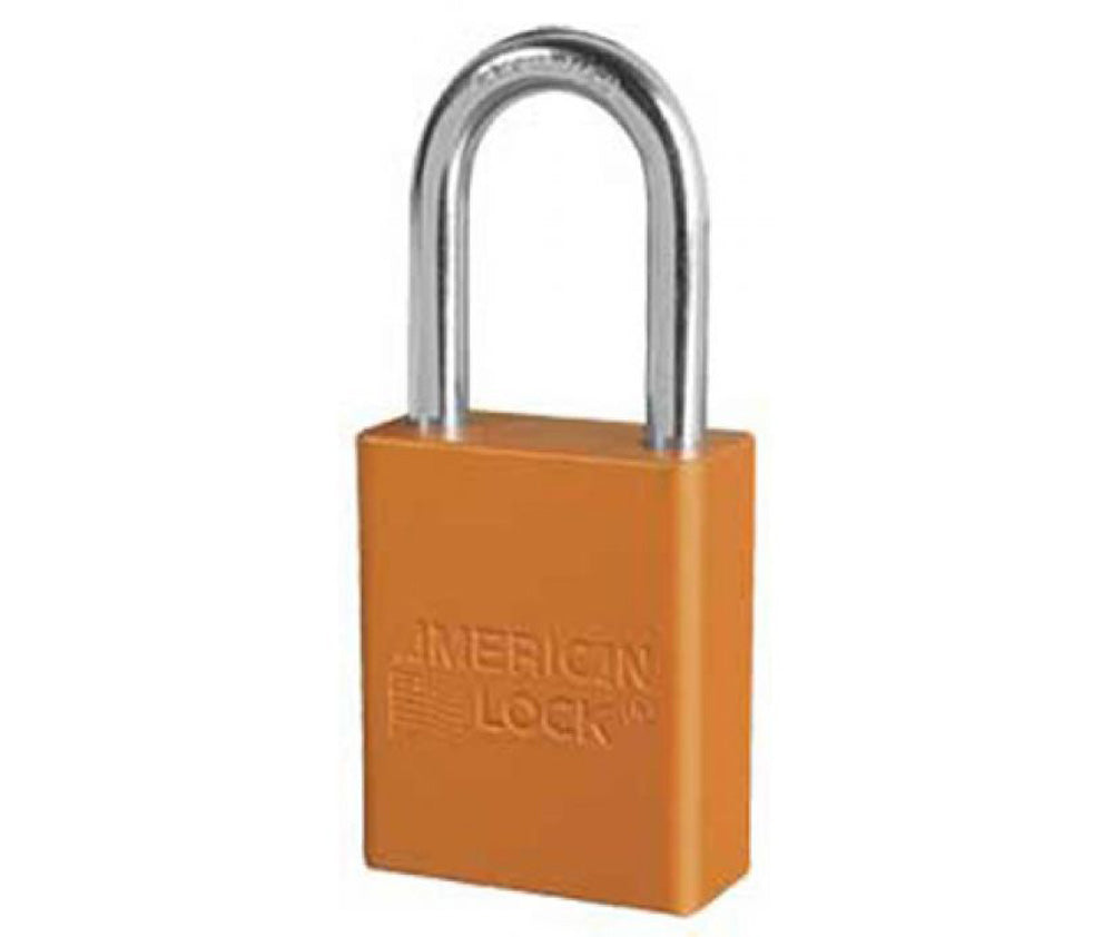 Orange 1.5 Anodized Alum Lock Keyed Alike-eSafety Supplies, Inc