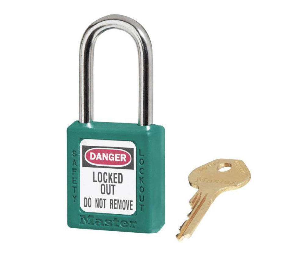 Teal 1.75 Zenex Body Safety Lock Keyed Alike 6/Set - Pack of 6-eSafety Supplies, Inc