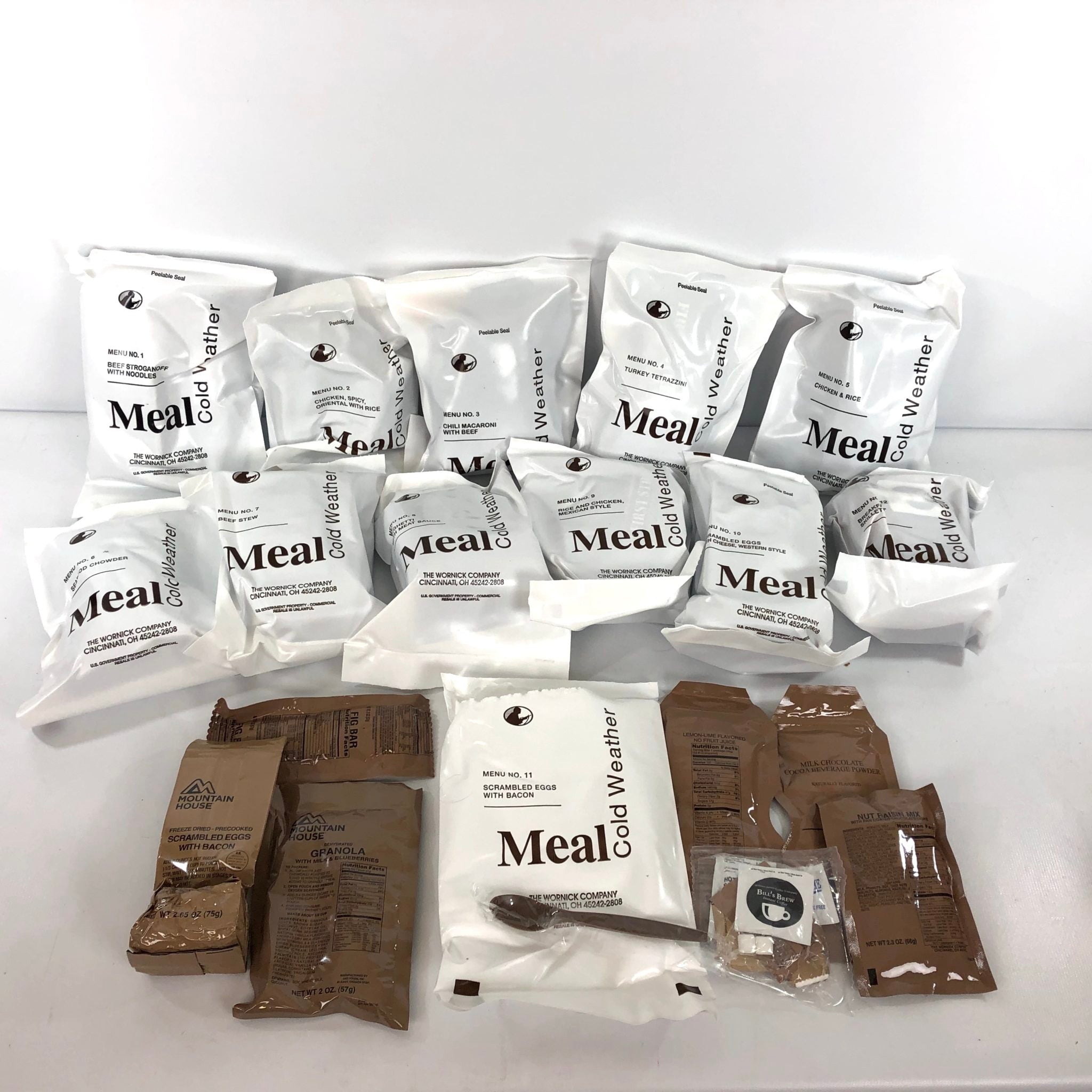 Sopakco - Cold Weather Meal -MRE- Case of 12-eSafety Supplies, Inc