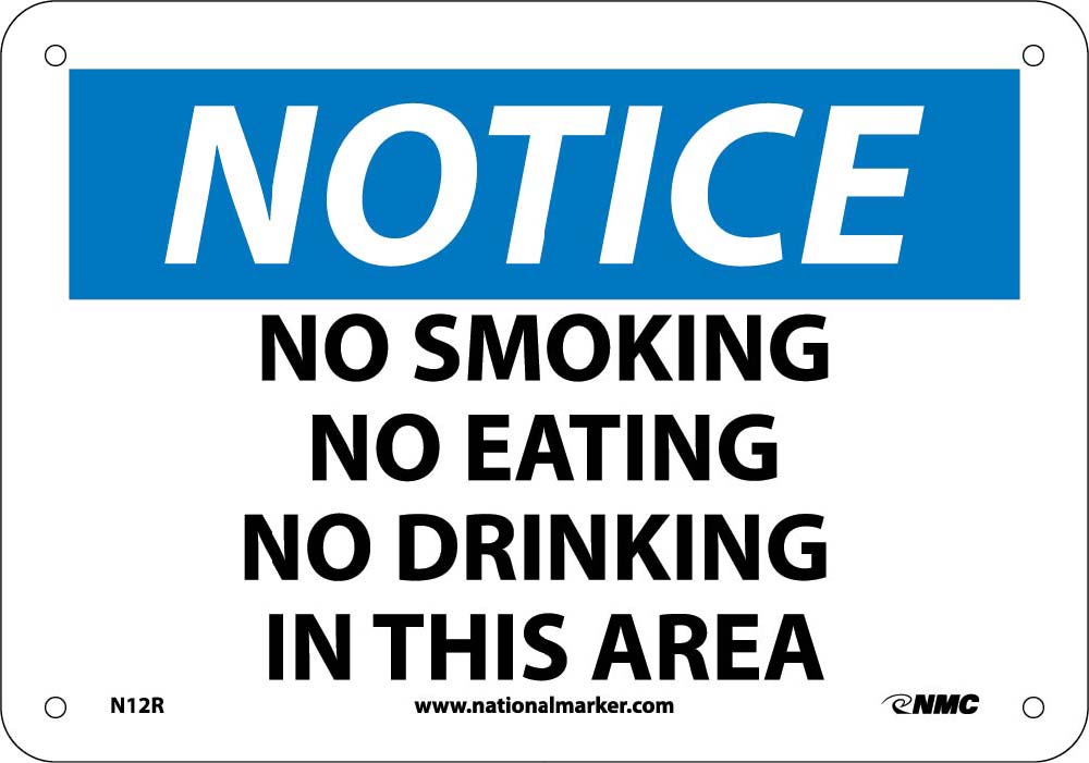 Notice No Smoking Sign-eSafety Supplies, Inc