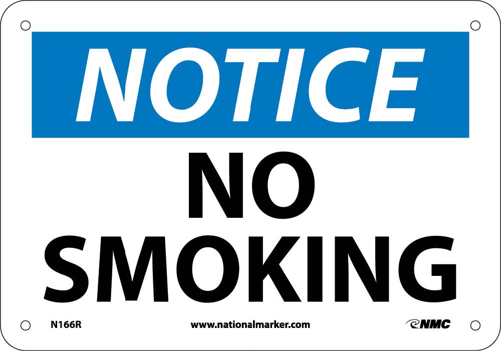 Notice No Smoking-eSafety Supplies, Inc