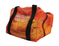 National Safety Apparel One Size Fits All Orange Arc H2O Mesh Rainwear Garmet Bag With Front Zipper Closure