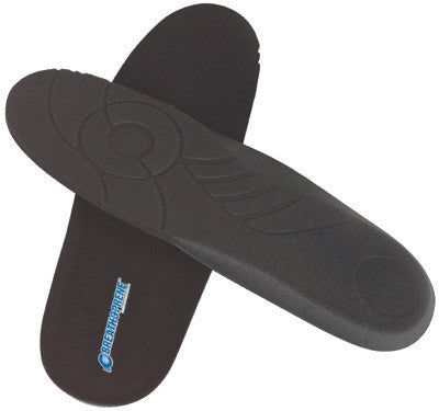 Servus By Honeywell Size 7 Black 3 1/2" X 1" X 10 3/8" Breath-O-Prene Replacement Insole With Built-In Heel Cup And Arch Support