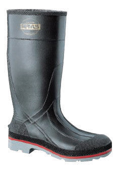 Servus By Honeywell Size 8 XTP Black 15" PVC Knee Boots With TDT Dual Compound Red And Gray Outsole And Removable Insole