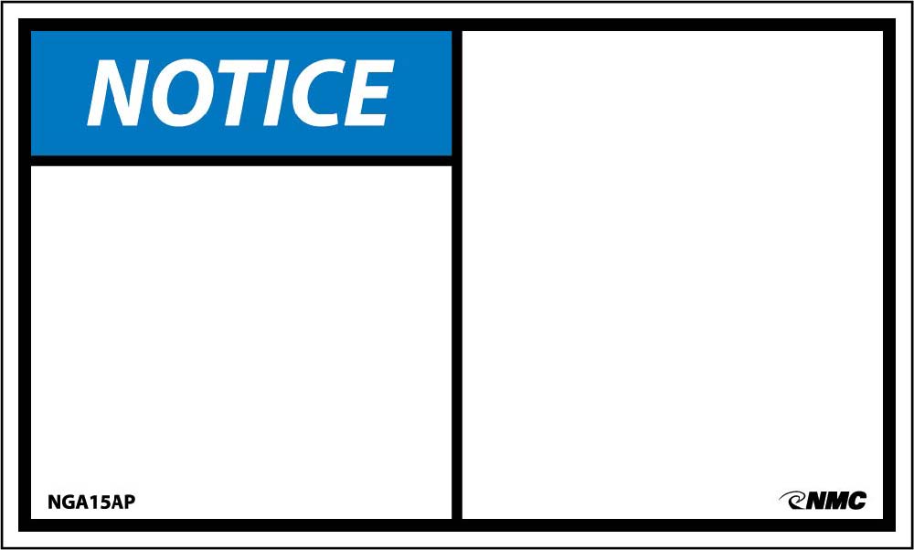 Notice Label - 5 Pack-eSafety Supplies, Inc