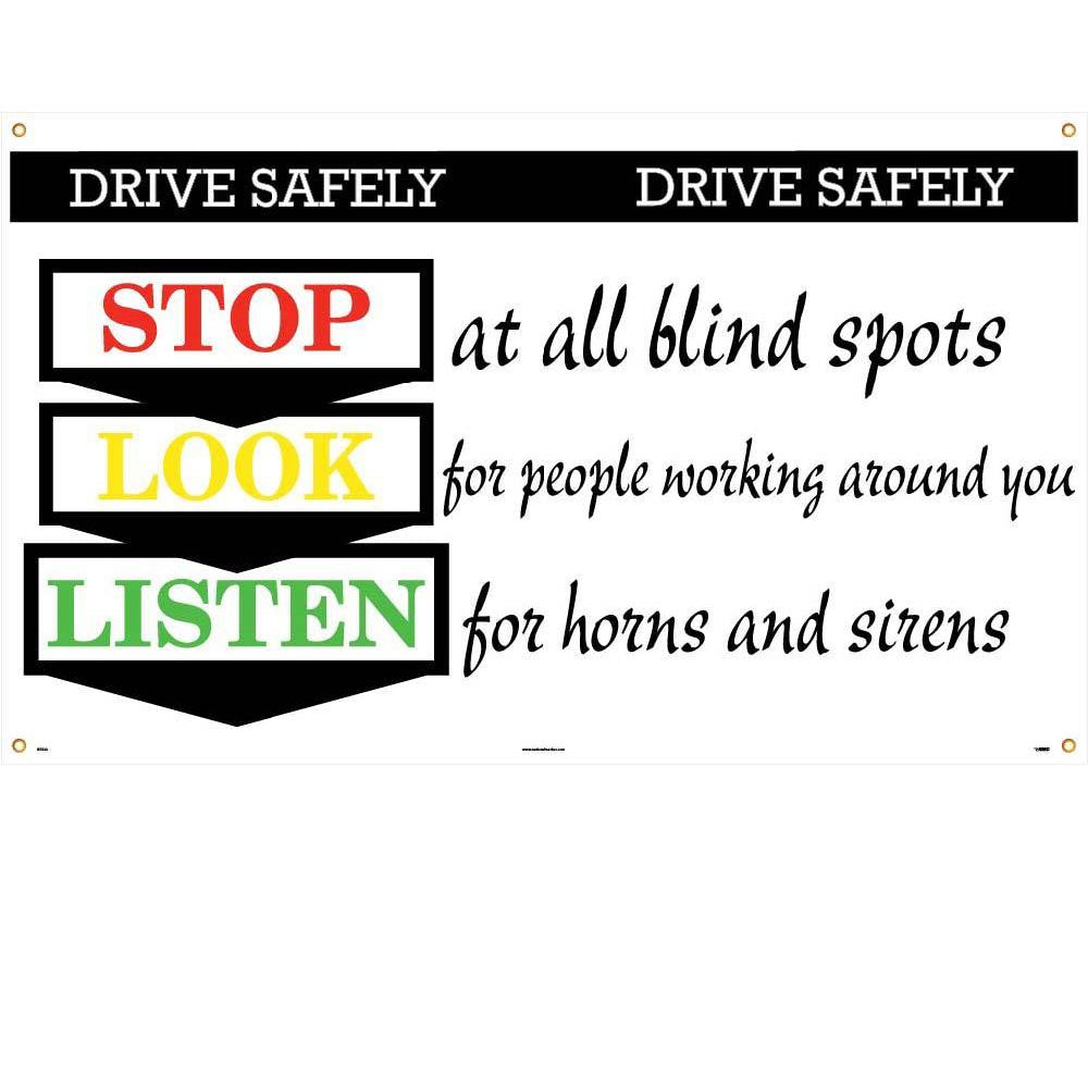 Drive Safely Banner-eSafety Supplies, Inc