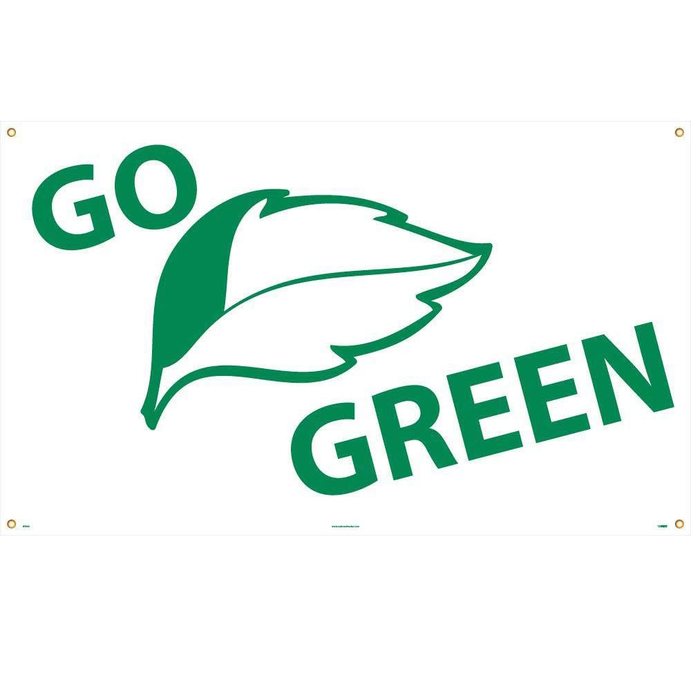 Go Green Banner-eSafety Supplies, Inc