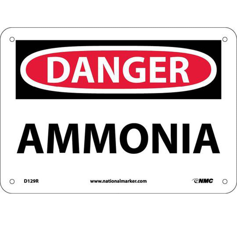 Danger Ammonia Sign-eSafety Supplies, Inc