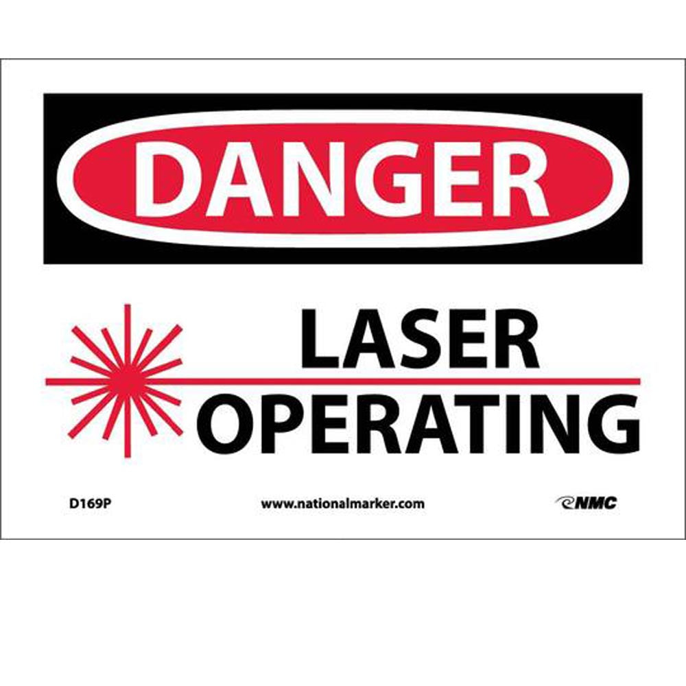 Danger Laser Operating Sign-eSafety Supplies, Inc