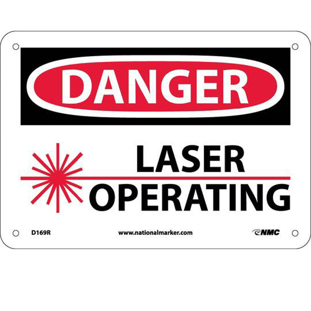 Danger Laser Operating Sign-eSafety Supplies, Inc