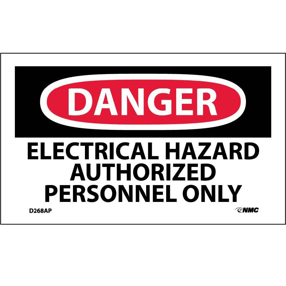 Danger Follow Electrical Hazard Label - 5 Pack-eSafety Supplies, Inc