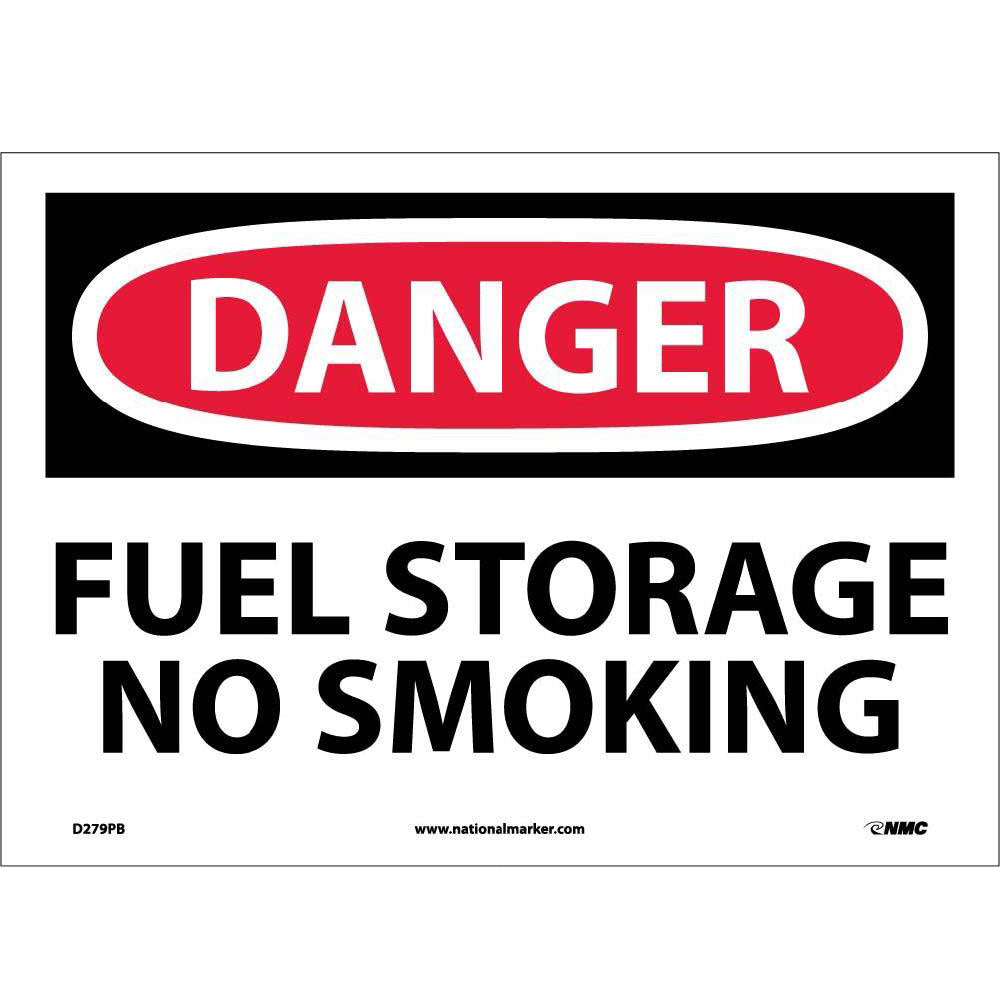Fuel Storage No Smoking Sign-eSafety Supplies, Inc