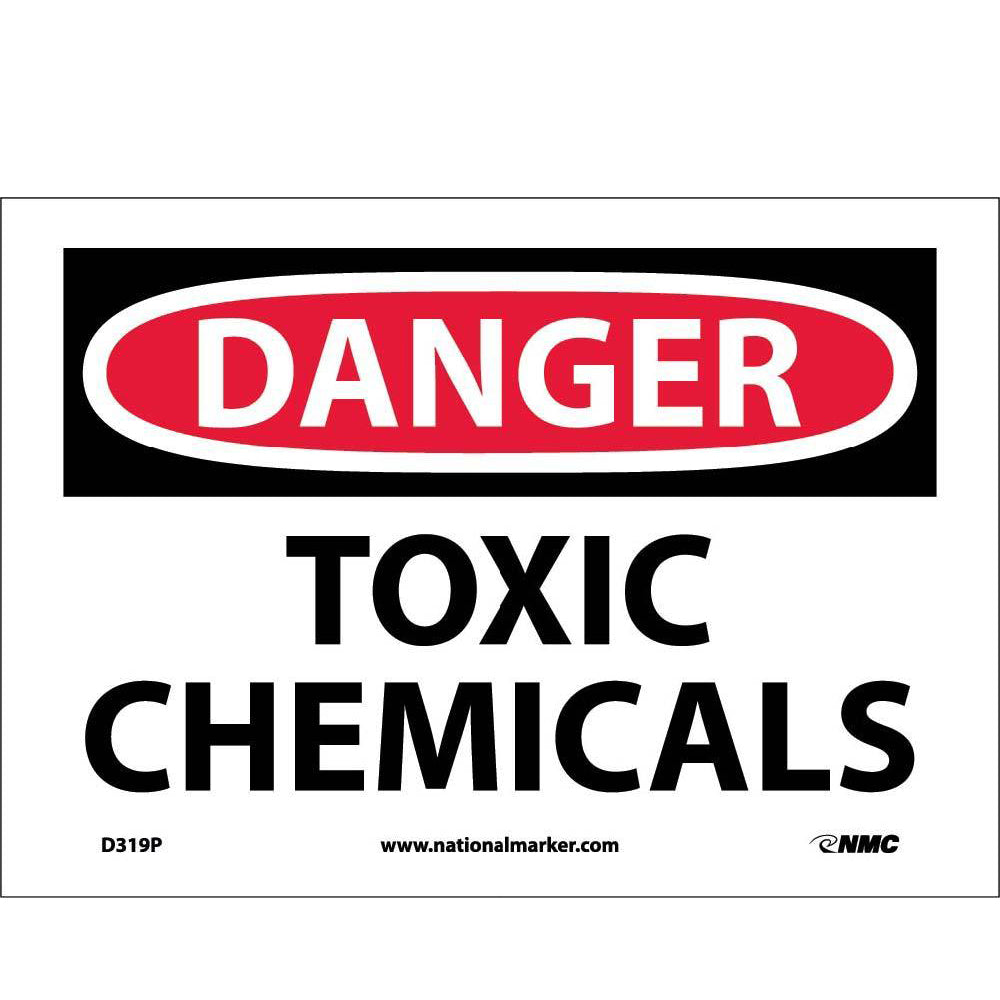 Danger Toxic Chemicals Sign-eSafety Supplies, Inc