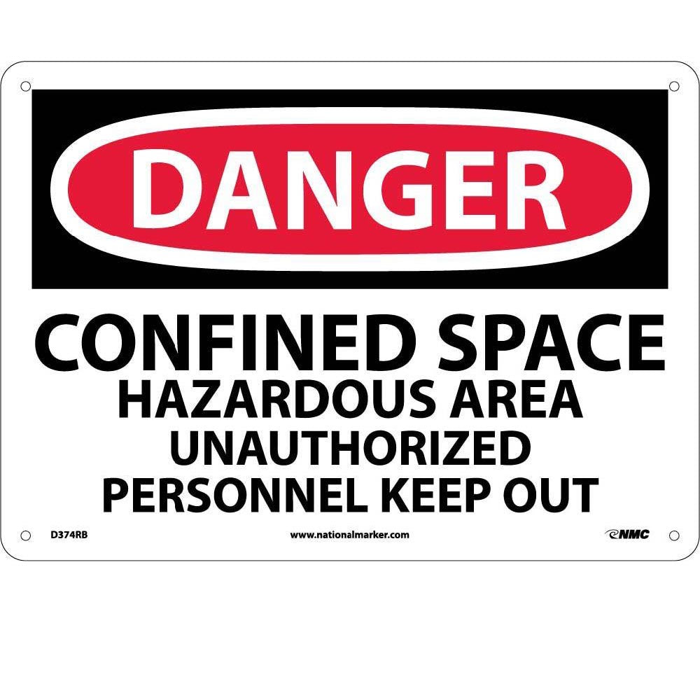 Danger Confined Space Keep Out Sign-eSafety Supplies, Inc