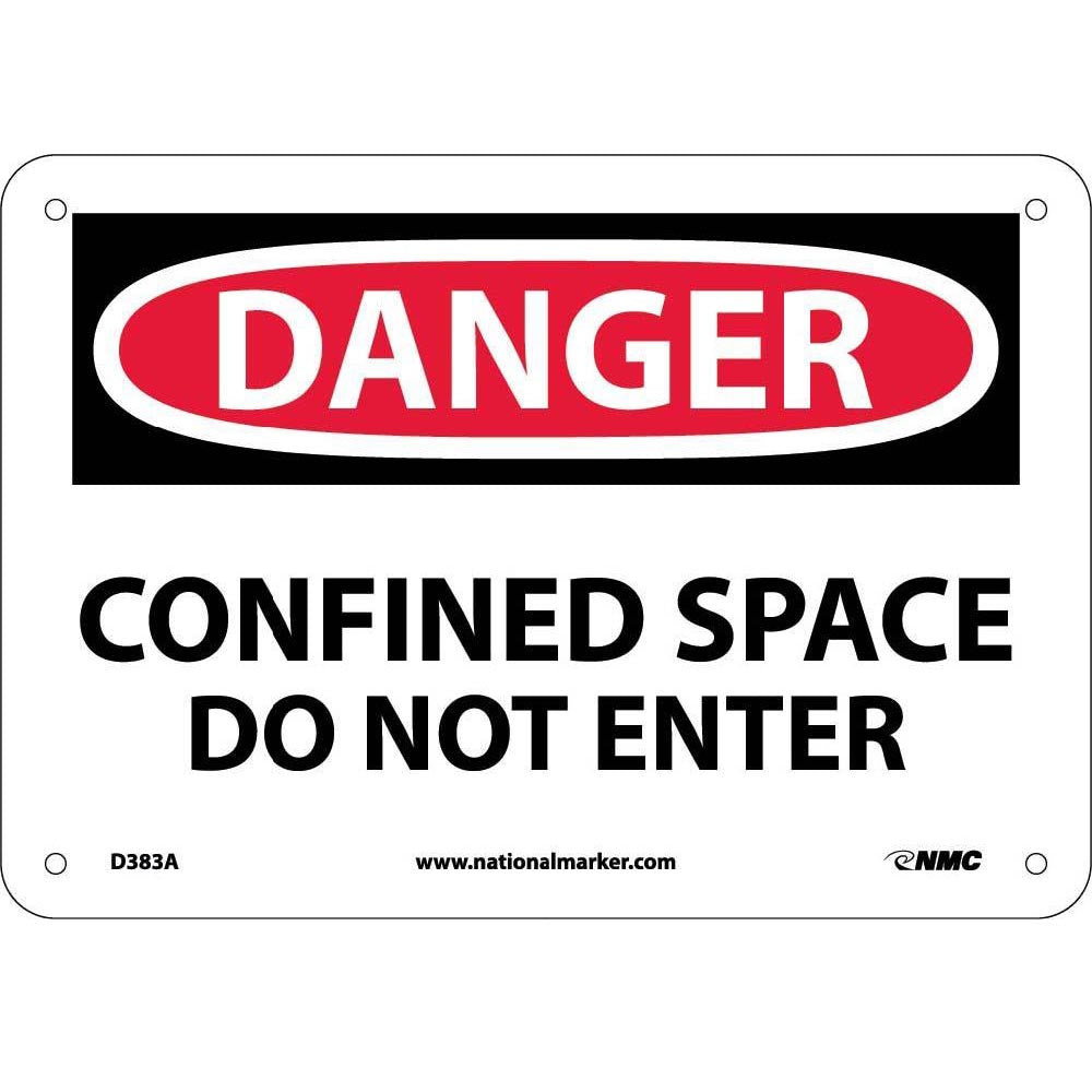 Danger Confined Space Do Not Enter Sign-eSafety Supplies, Inc