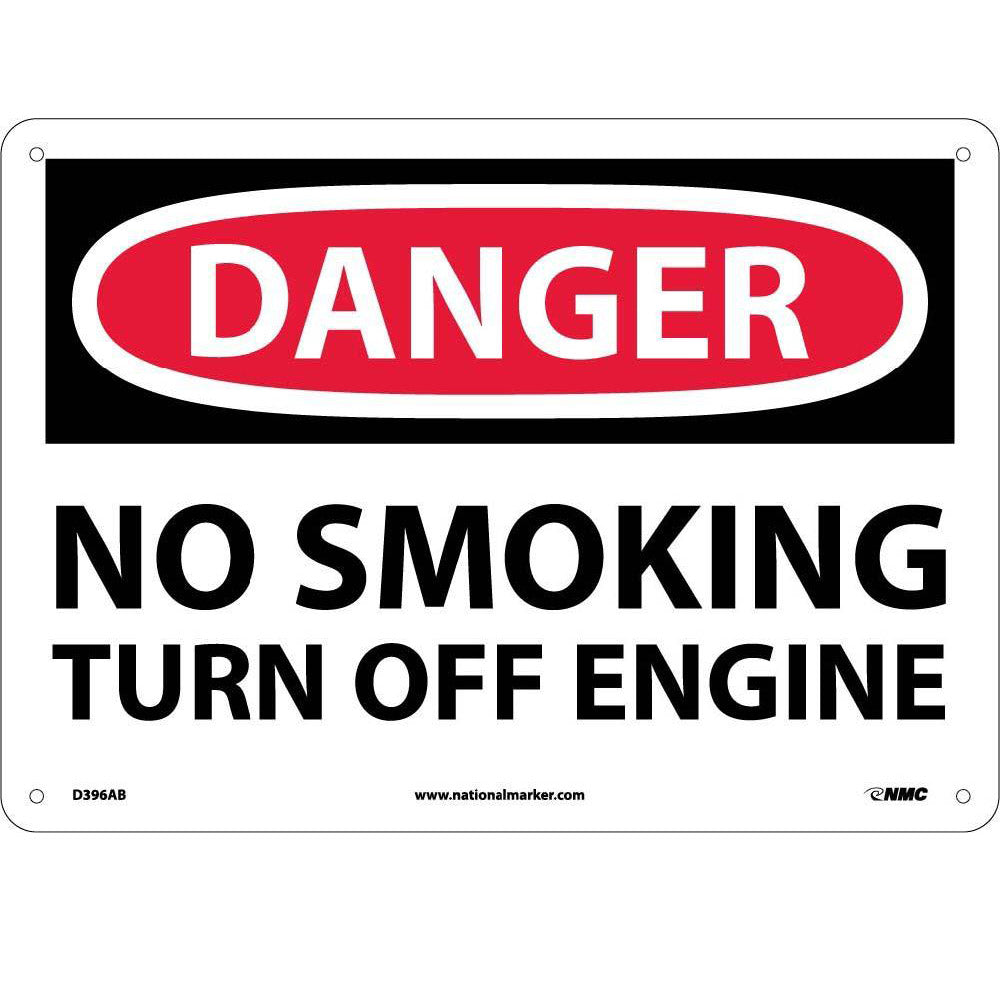 Danger No Smoking Turn Off Engine Sign-eSafety Supplies, Inc