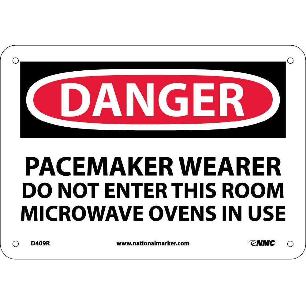 Danger Pacemaker Radiation Warning Sign-eSafety Supplies, Inc