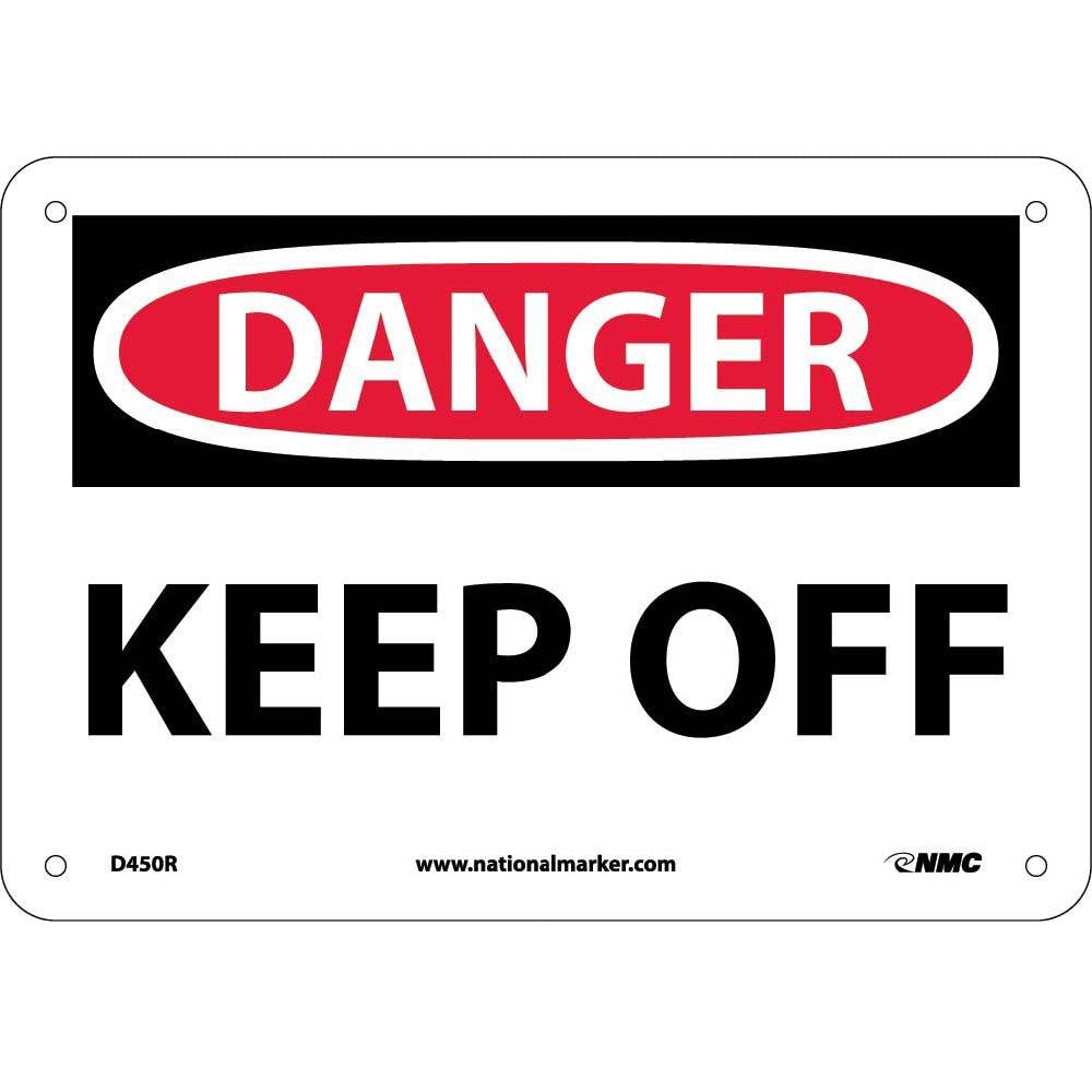 Danger Keep Off Sign-eSafety Supplies, Inc