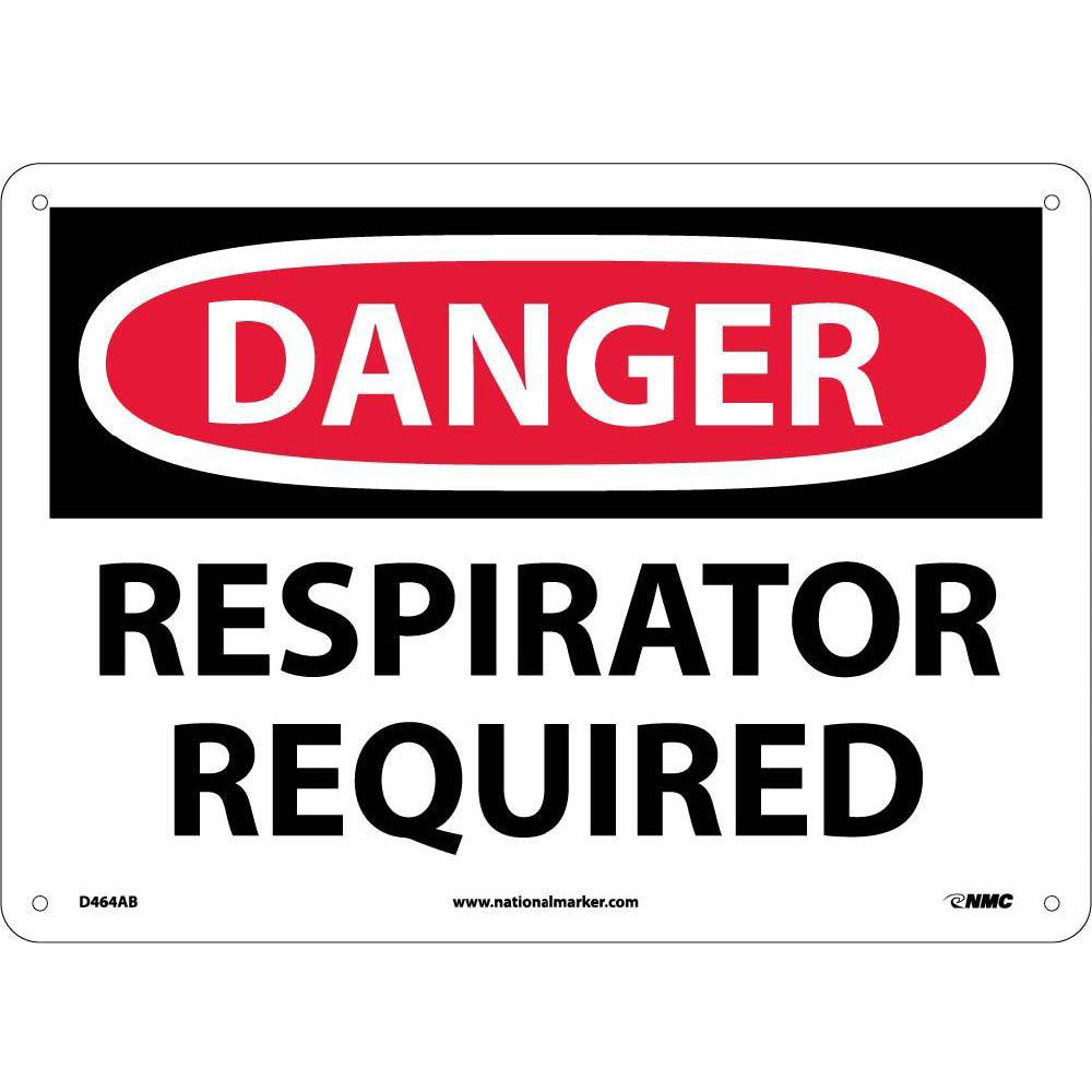 Danger Respirator Required Sign-eSafety Supplies, Inc