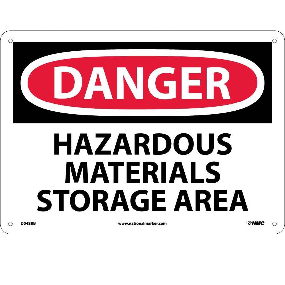 Danger Hazardous Materials Storage Area Sign-eSafety Supplies, Inc