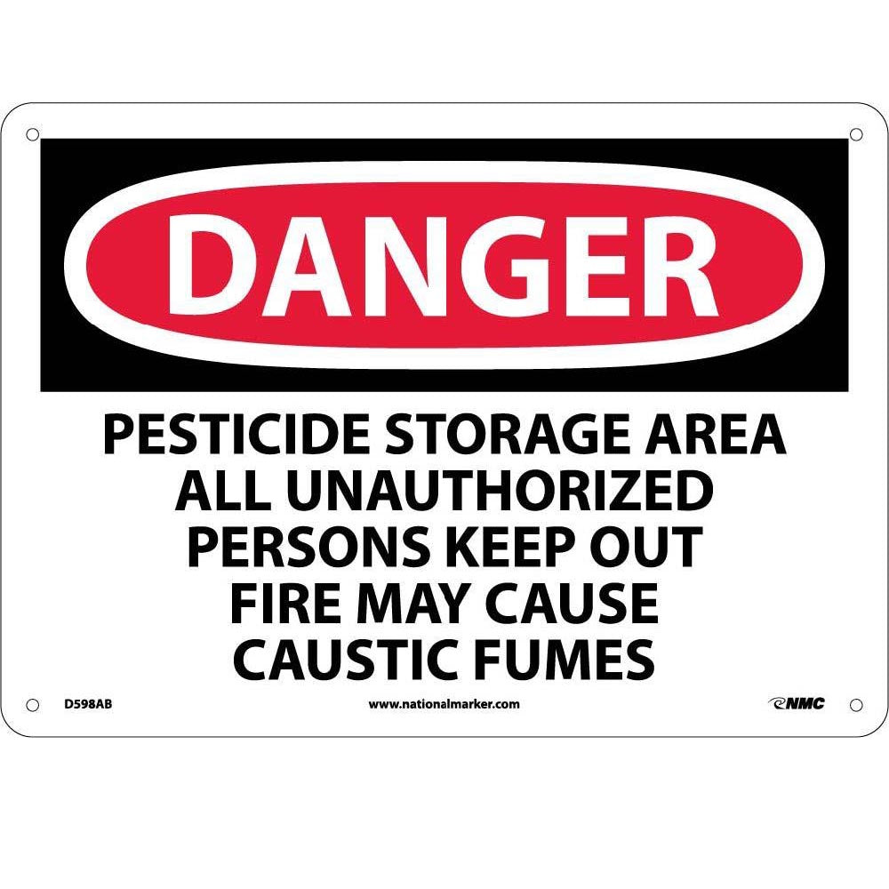 Danger Pesticide Storage Area Keep Out Sign-eSafety Supplies, Inc