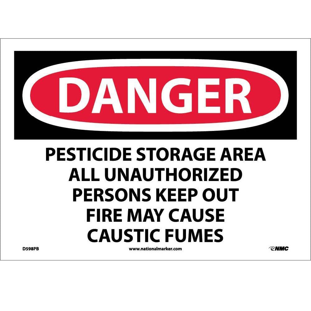 Danger Pesticide Storage Area Keep Out Sign-eSafety Supplies, Inc