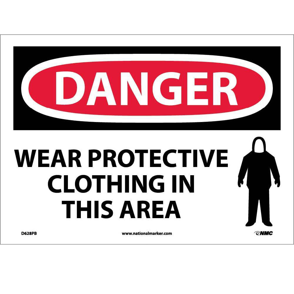 Wear Protective Clothing In.. Sign-eSafety Supplies, Inc