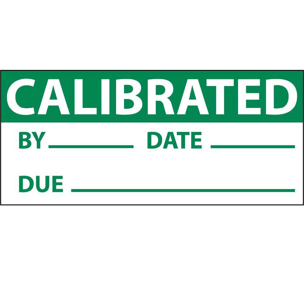 Calibrated Date & Initials Label - 3 Pack-eSafety Supplies, Inc
