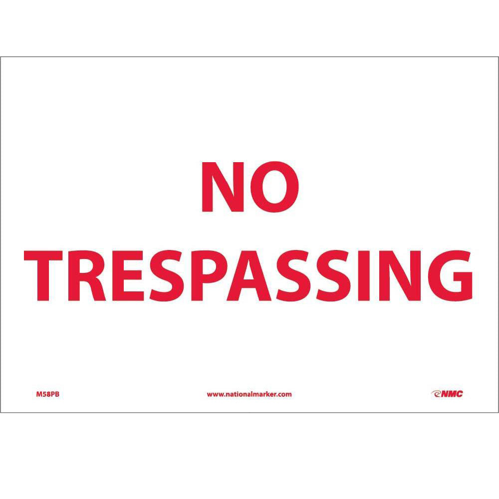 No Trespassing Sign-eSafety Supplies, Inc