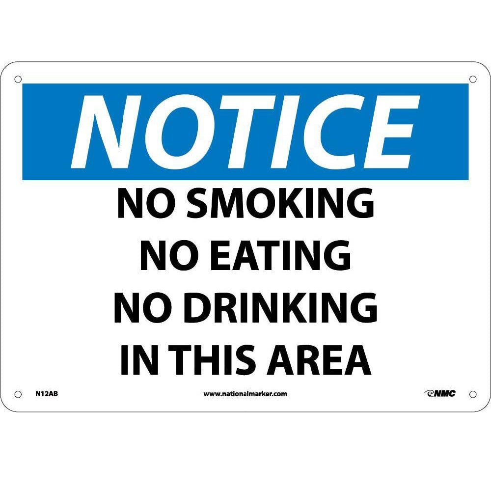 Notice No Smoking Sign-eSafety Supplies, Inc