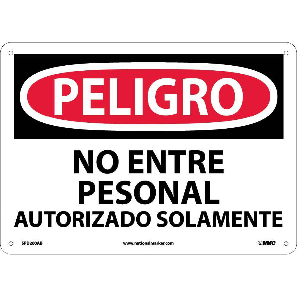 Danger Do Not Enter Sign - Spanish-eSafety Supplies, Inc