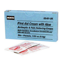 North By Honeywell 0.9 Gram Unit Dose Foil Pack First Aid Burn Cream With Aloe