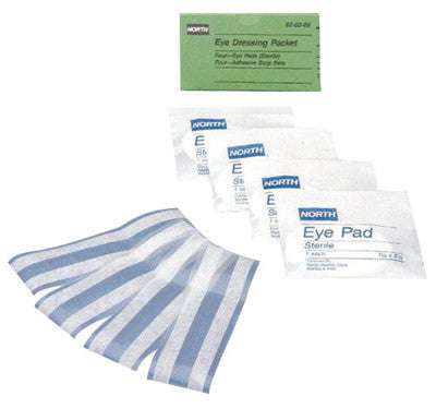 North By Honeywell Sterile Eye Pad With Adhesive Strips-eSafety Supplies, Inc