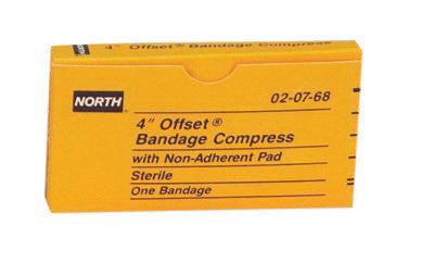 North By Honeywell 4" Latex-Free Sterile Offset Compress Bandage-eSafety Supplies, Inc