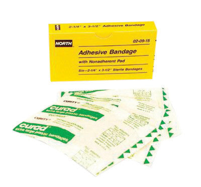 North By Honeywell 2" X 4" Latex-Free Plastic Strip Adhesive Bandage-eSafety Supplies, Inc