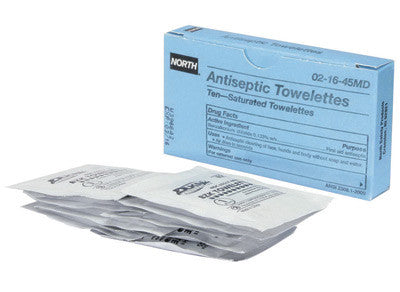 North By Honeywell 1" X 2 1/2" Foil Pack Antiseptic Wipes-eSafety Supplies, Inc