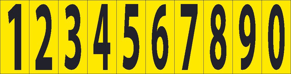 Self-Adhesive Numbers 2" 0-9-eSafety Supplies, Inc