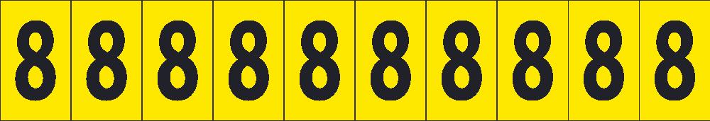 Self-Adhesive Numbers 1"-eSafety Supplies, Inc