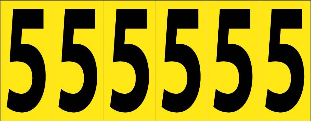 Self-Adhesive Numbers 3"-eSafety Supplies, Inc