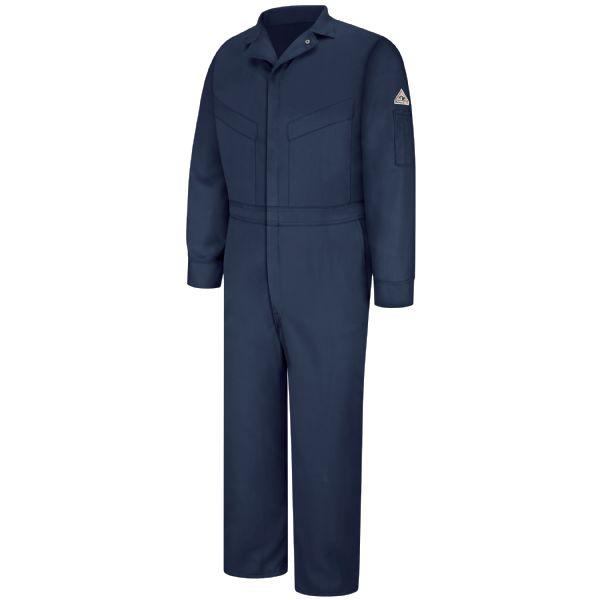 Bulwark Men's Long Deluxe Coverall - Excel Fr Comfortouch - 7 Oz-eSafety Supplies, Inc