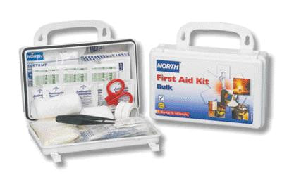 North Safety 10 Person Weatherproof Plastic Bulk First Aid Kit
