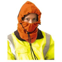 OccuNomix Hi-Viz Orange 3-IN-1 Fleece Balaclava-eSafety Supplies, Inc