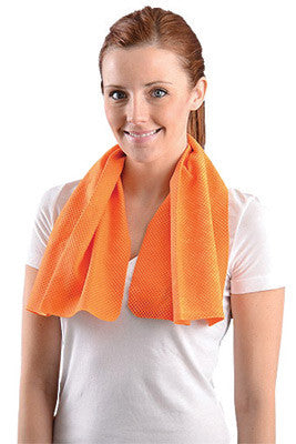OccuNomix 29 1/2" X 14" Orange Miracool Light Weight Cooling Towel-eSafety Supplies, Inc