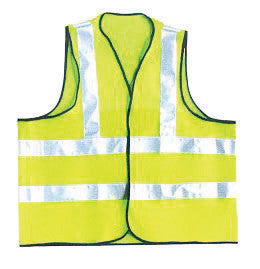 OccuNomix 2X Hi-Viz Yellow OccuLux Premium Light Weight Solid Cool Polyester Tricot Class 2 Dual Stripe Full Sleeveless Traffic Vest With Front Hook And Loop Closure And-eSafety Supplies, Inc