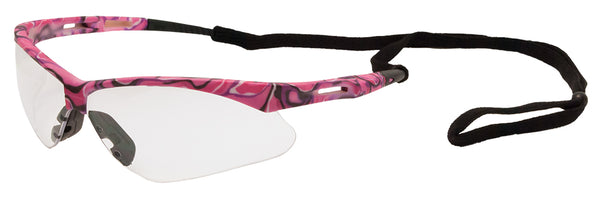 pink safety goggles ERB Annie Pink Camo Safety Glasses