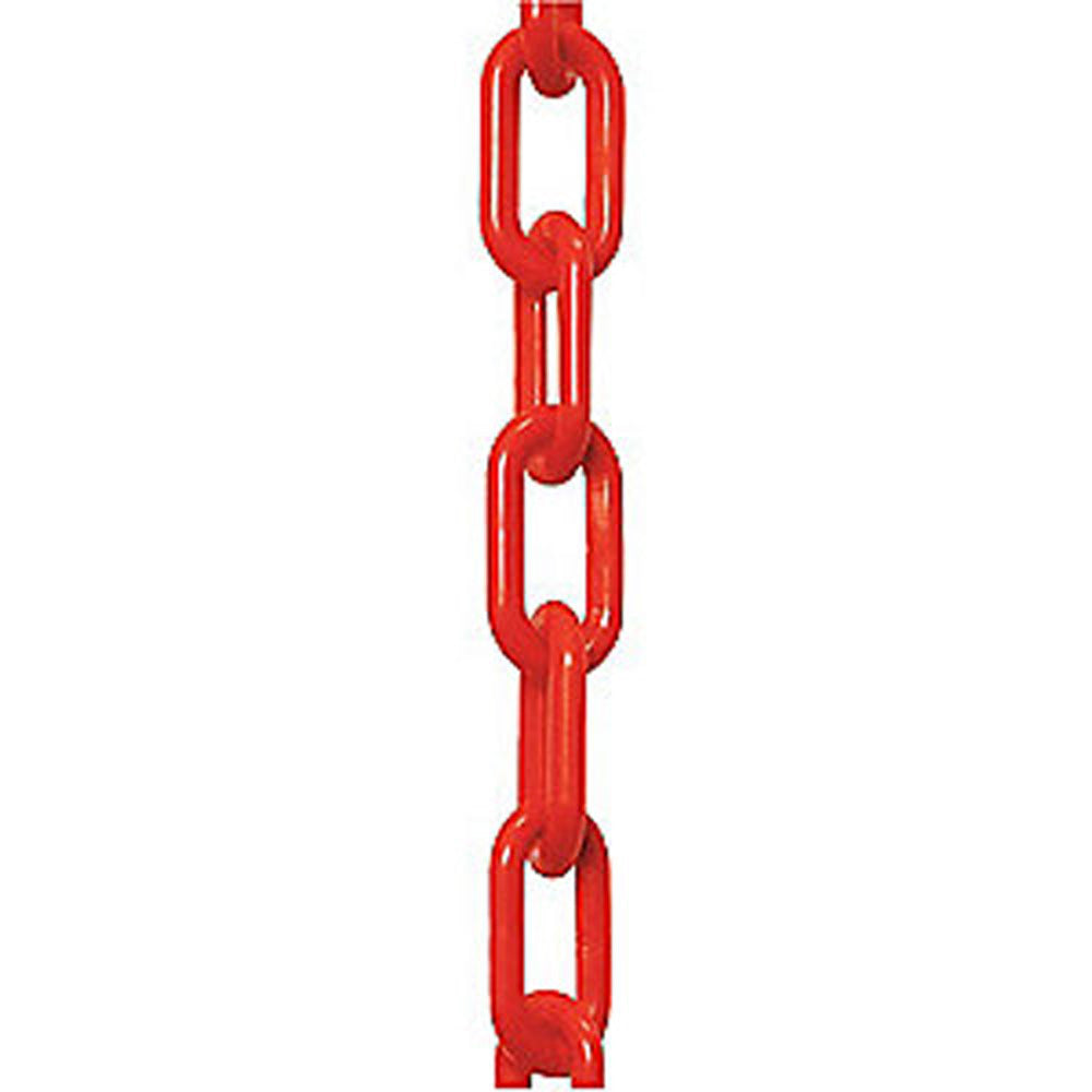 2" X 50' Red Plastic Chain - Box-eSafety Supplies, Inc