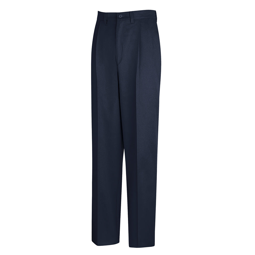 Red Kap Pleated Front Cotton Pant PC46 - Navy - Big & Tall-eSafety Supplies, Inc